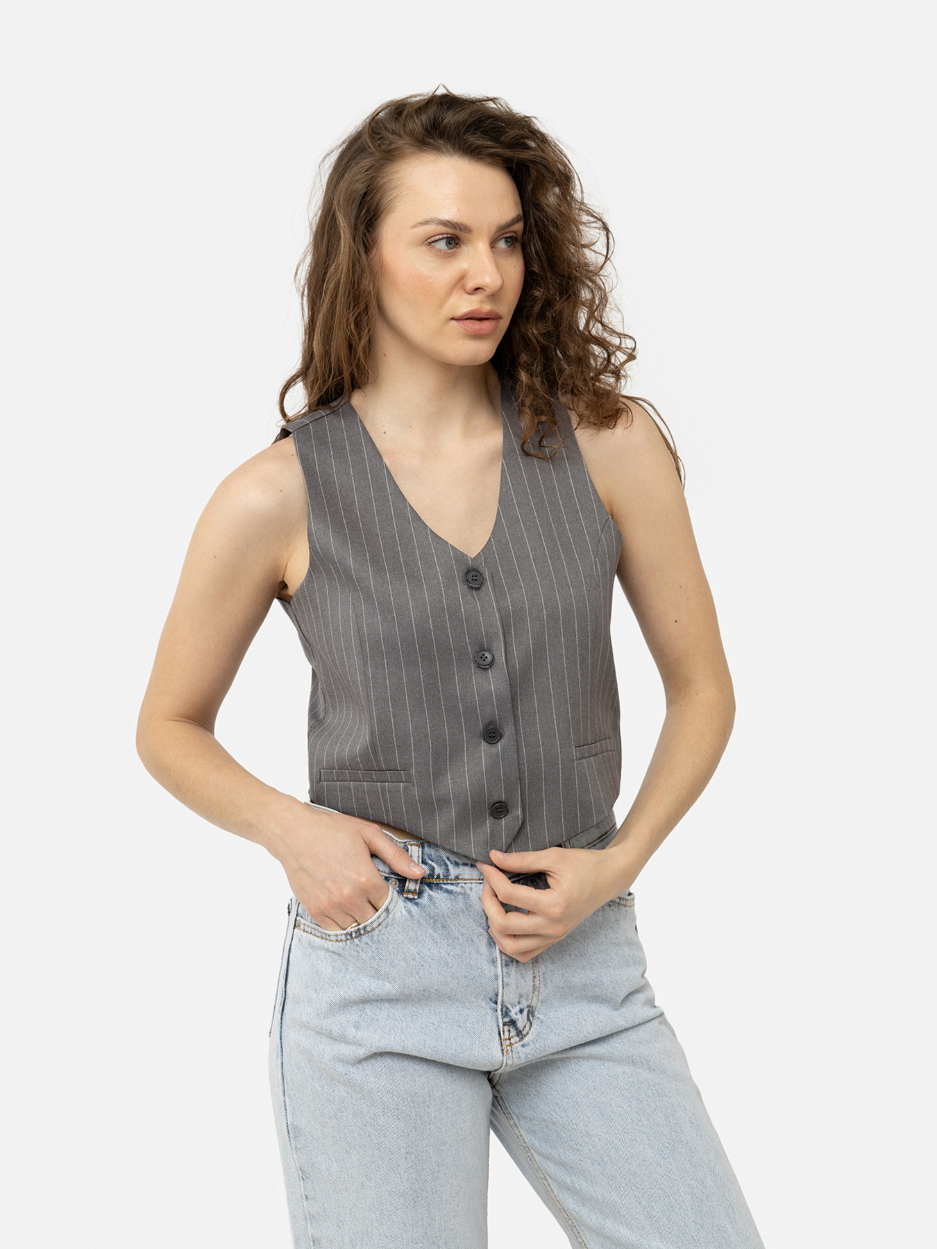 Жилет классический YUKI модель ЦБ-00242187 Фото