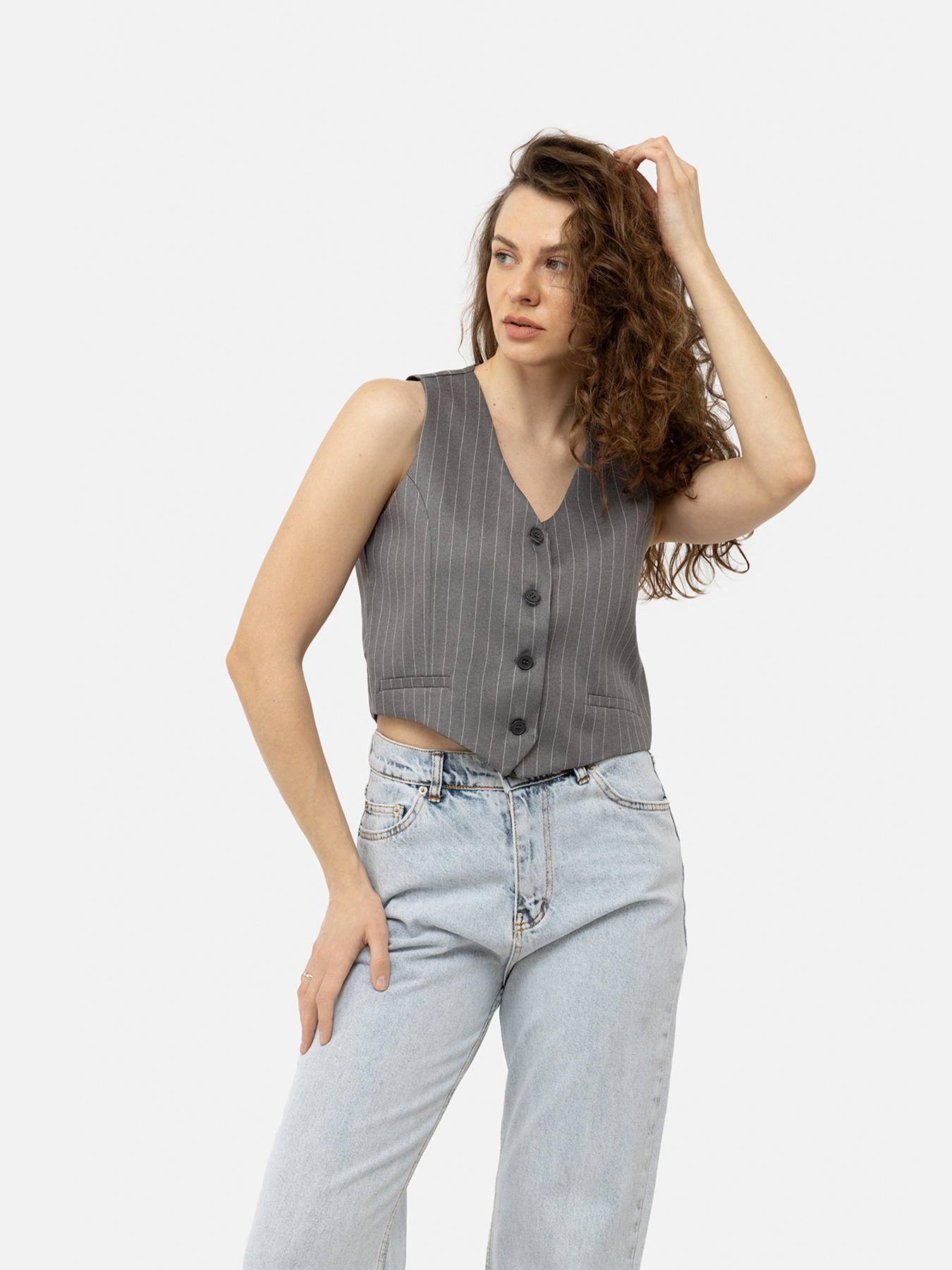 Жилет классический YUKI модель ЦБ-00242187 Фото