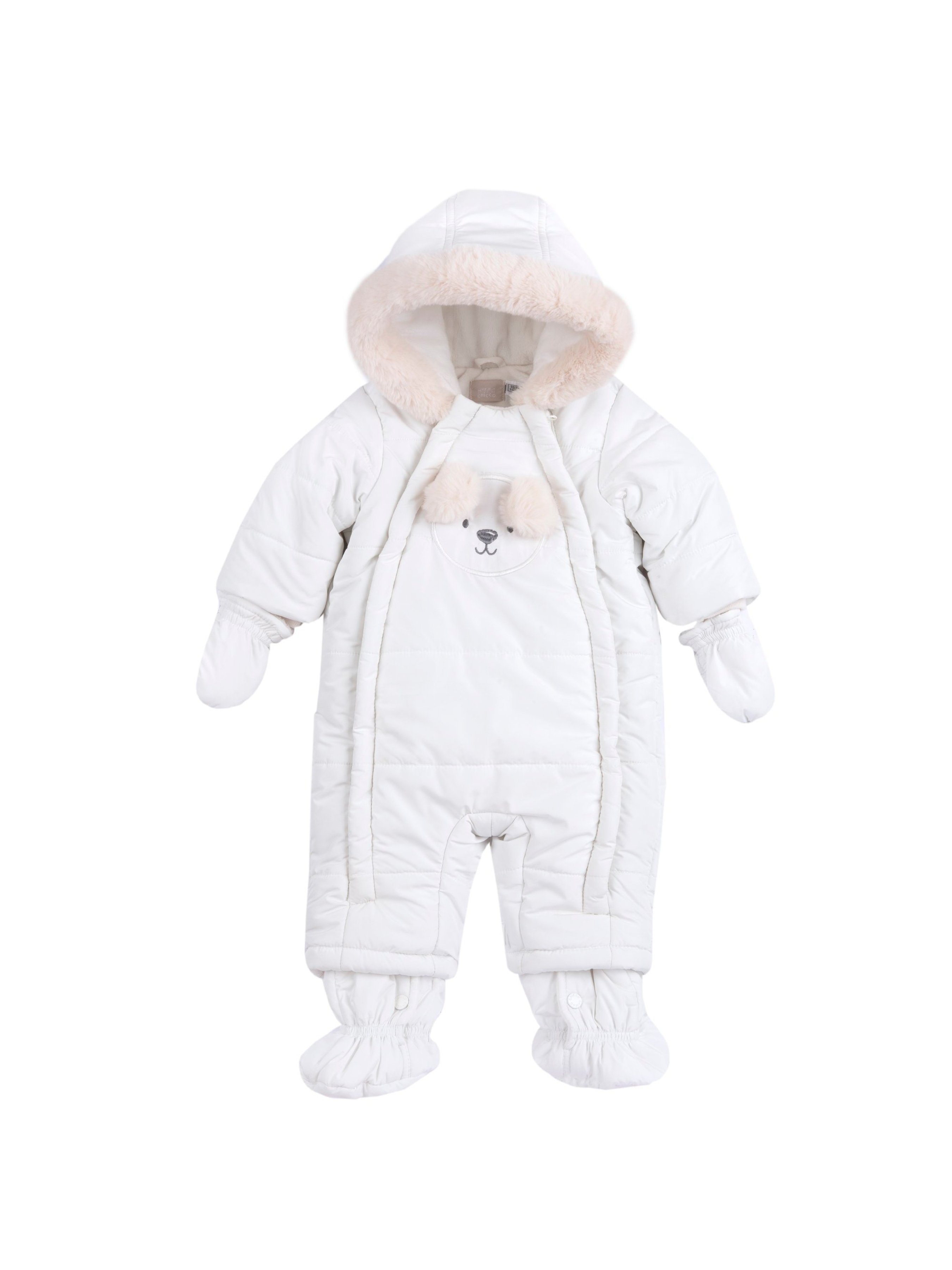 Дитячий Комбінезон з утеплювачем Chicco  (8051700168585) колір білий, матеріал поліестер Chicco - купити в Україні