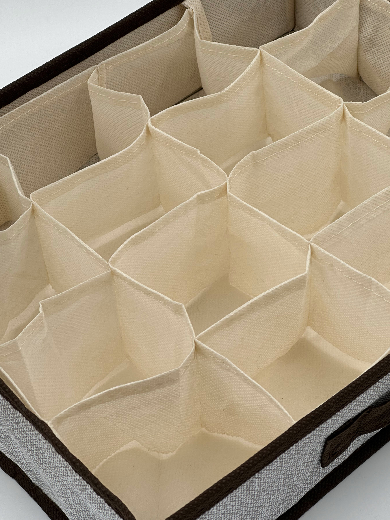 Короб-органайзер для хранения складной 16 секций "Лён" Handy Home модель ESH10 Фото