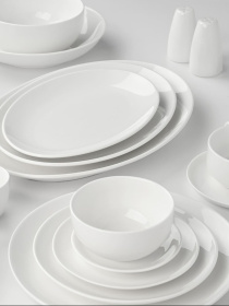 Тарілка "Перлина" біла MBM HOME модель KP-90/91/92 WHITE Фото