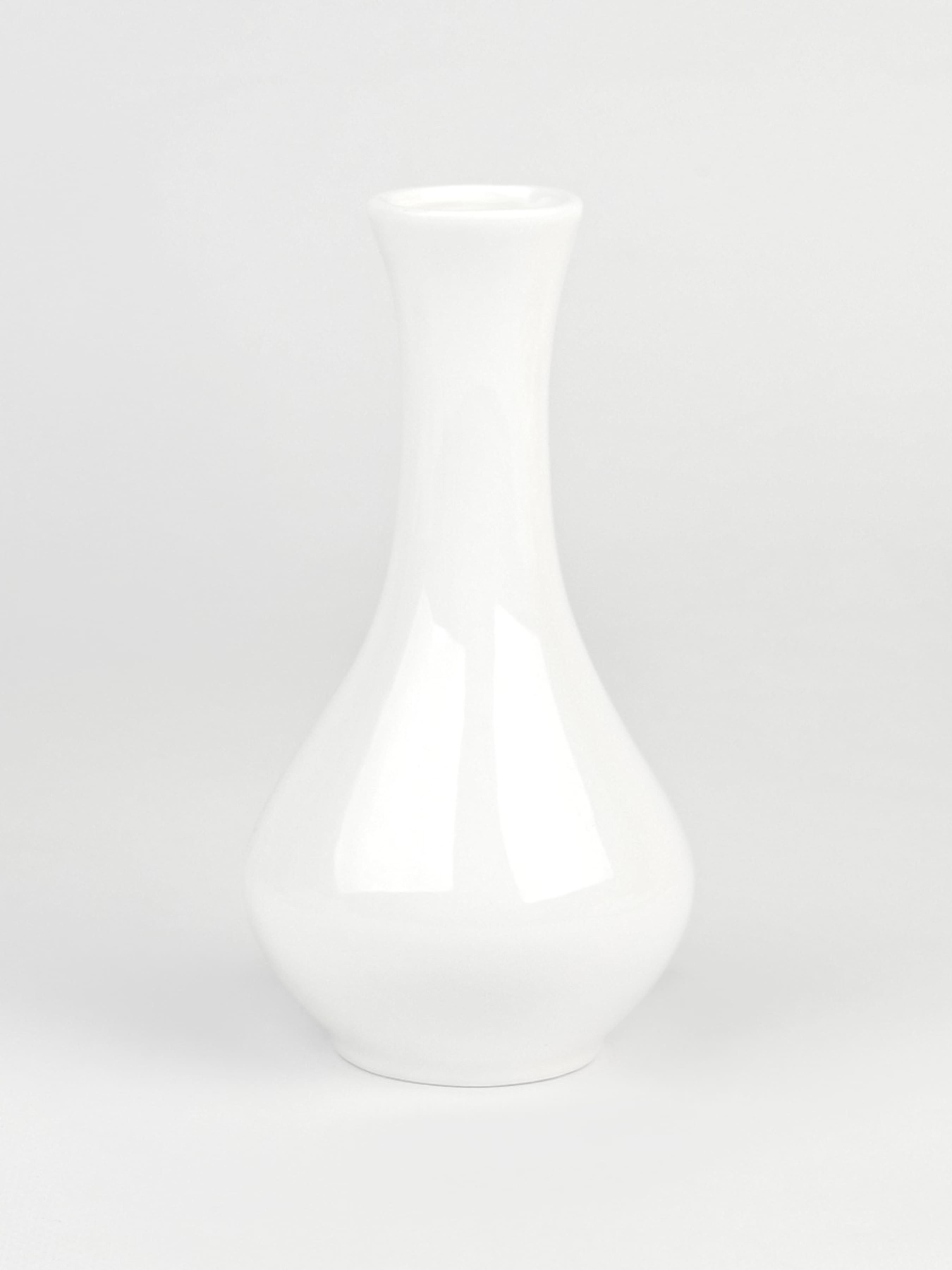 Ваза для цветов фарфоровая "Жемчужина" белая MBM MY HOME модель DH-FLOWERS-30 WHITE Фото