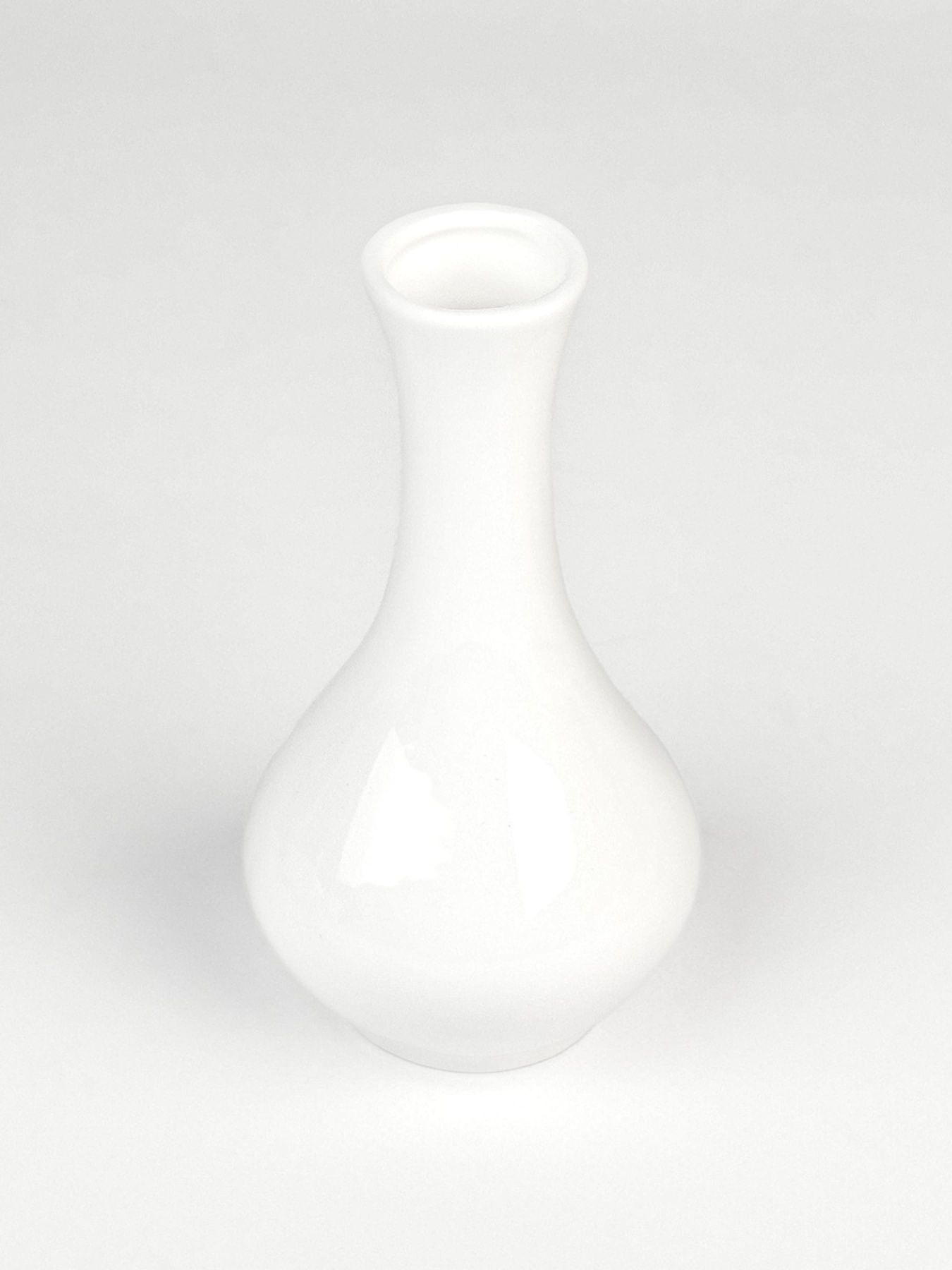 Ваза для цветов фарфоровая "Жемчужина" белая MBM HOME модель DH-FLOWERS-30 WHITE Фото