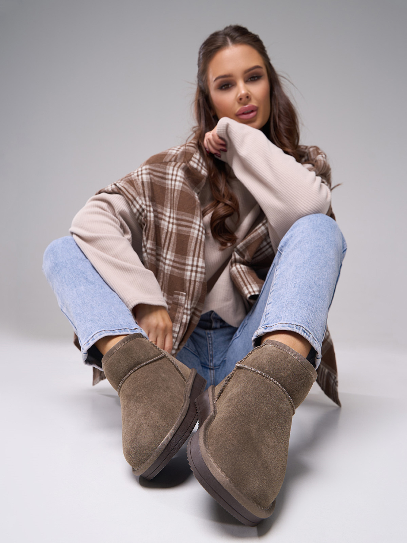 Чоботи ISSA Plus модель OB2-555_хаки Фото