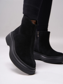 Ботинки ISSA Plus модель OB2-542_черный Фото