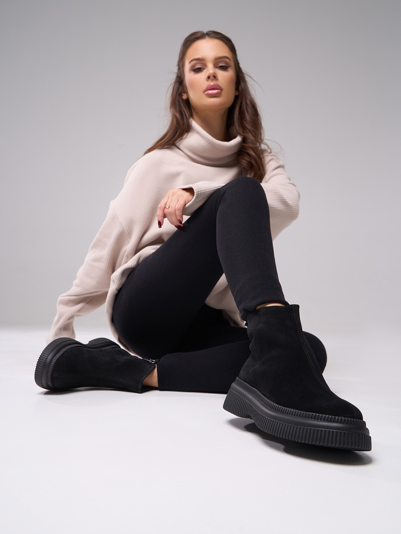 Черевики ISSA Plus модель OB2-542_черный Фото