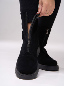 Ботинки ISSA Plus модель OB2-545_черный Фото