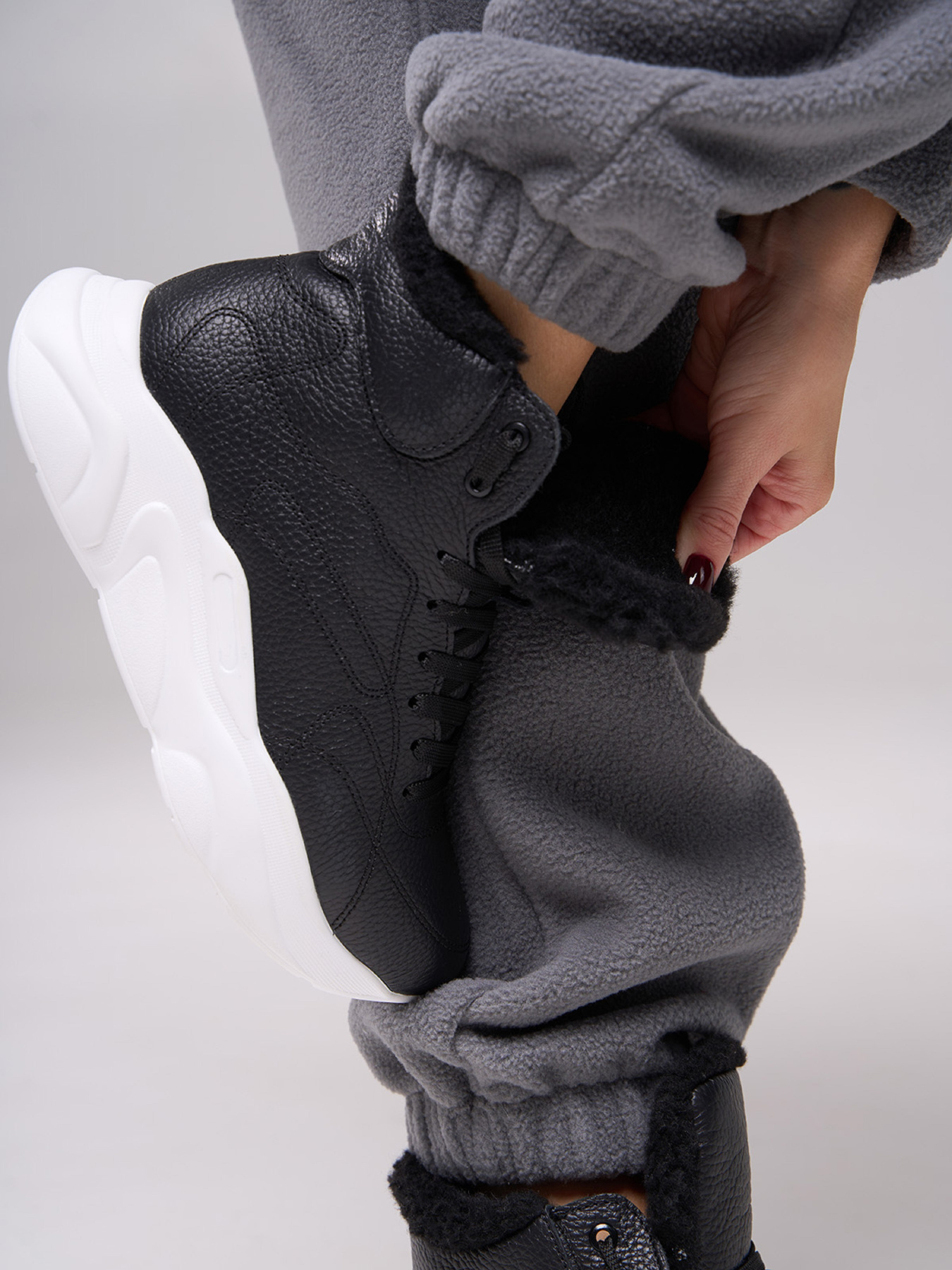 Ботинки ISSA Plus модель OB2-572_черный Фото