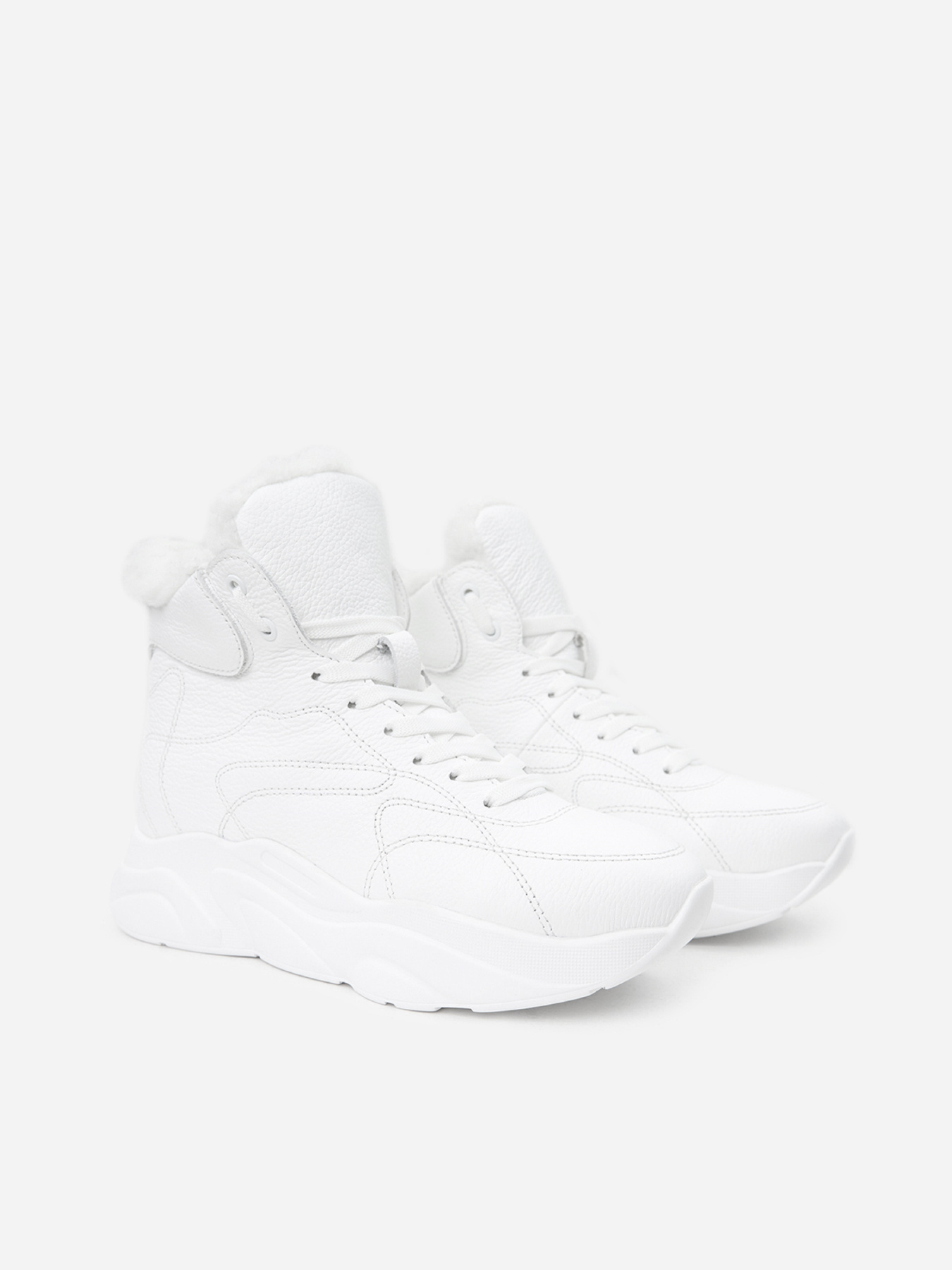 Ботинки ISSA Plus модель OB2-572_белый Фото