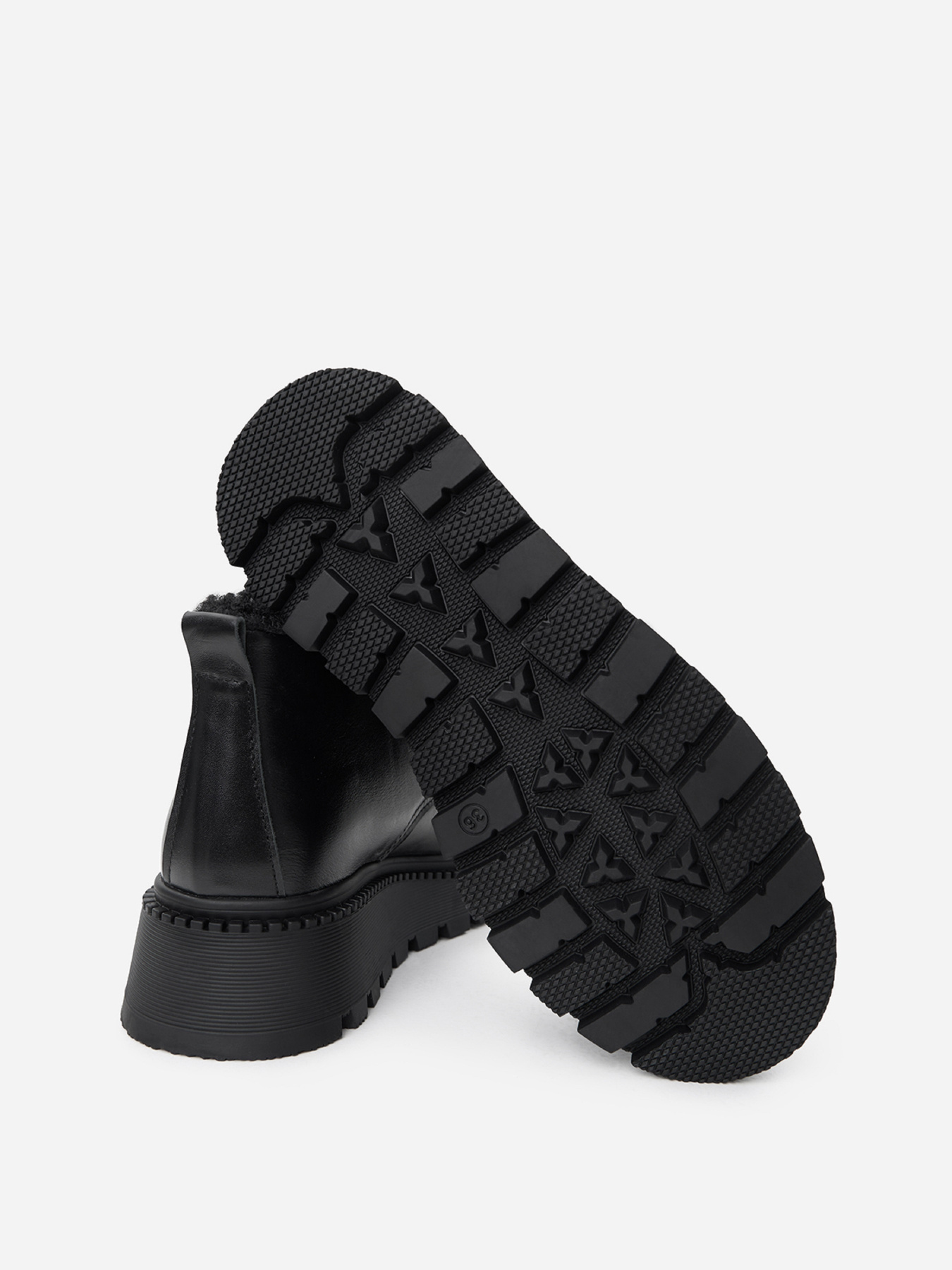 Ботинки ISSA Plus модель OB2-552_черный Фото