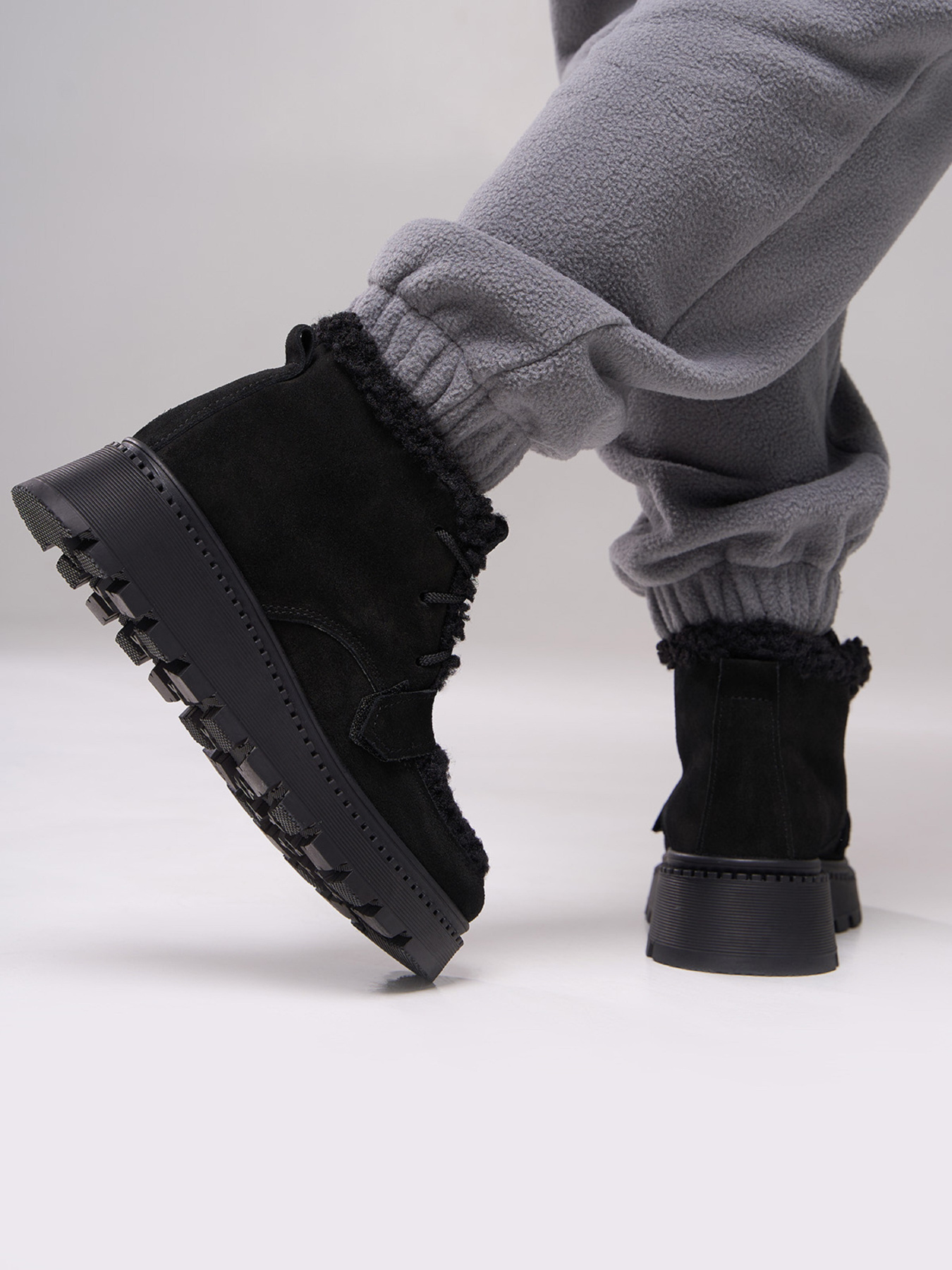 Ботинки ISSA Plus модель OB2-553_черный Фото