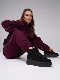 Ботинки ISSA Plus модель OB2-557_черный Фото