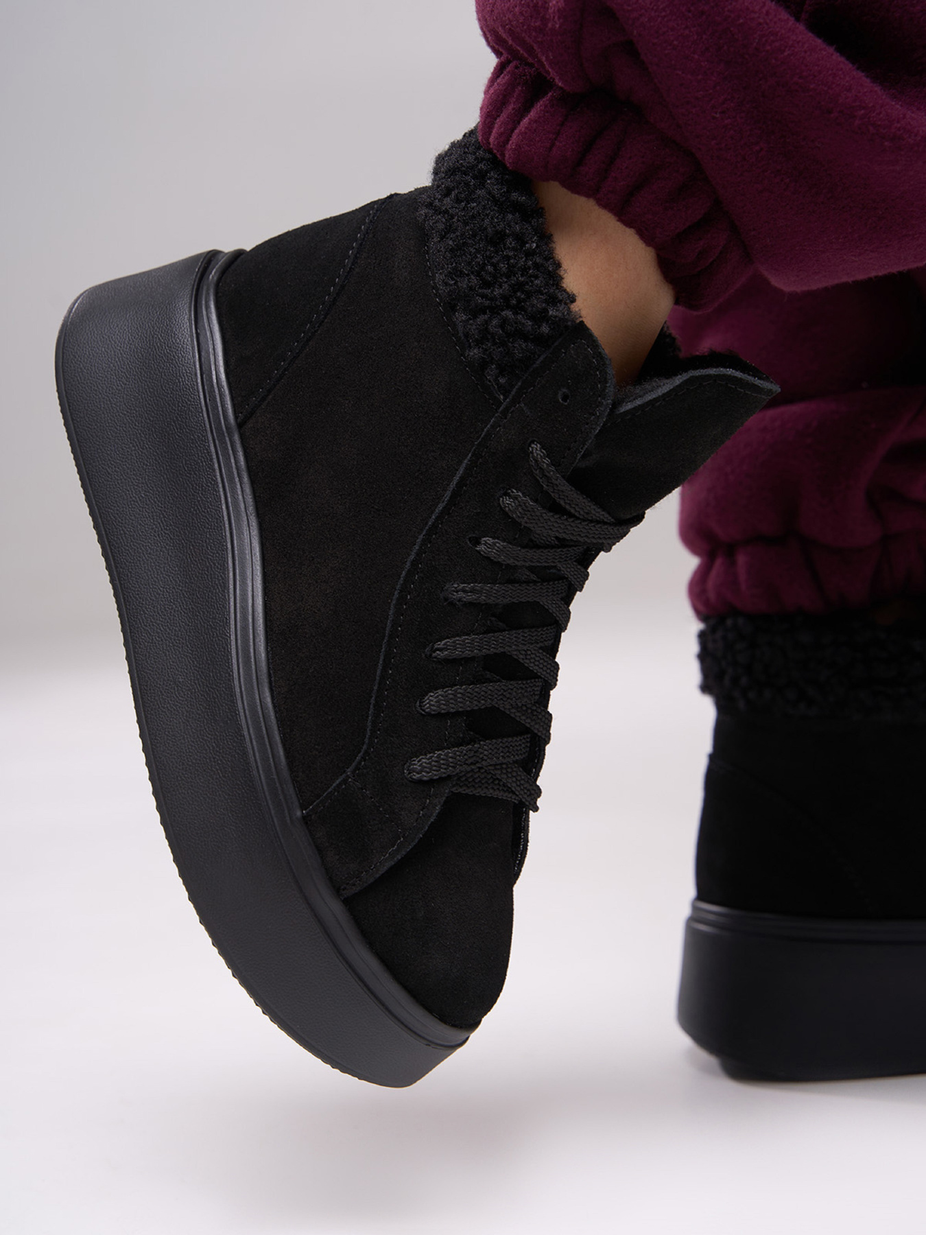 Черевики ISSA Plus модель OB2-557_черный Фото