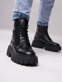 Ботинки ISSA Plus модель OB2-562_черный Фото