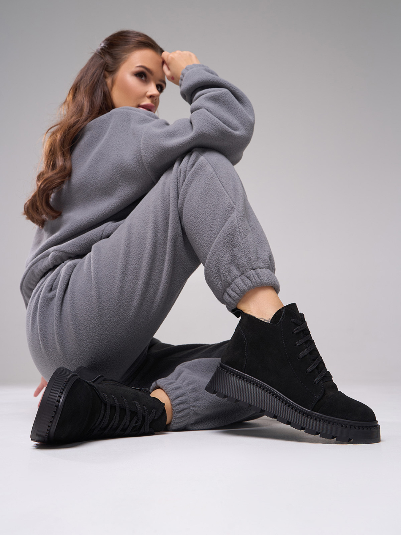 Ботинки ISSA Plus модель OB2-565_черный Фото