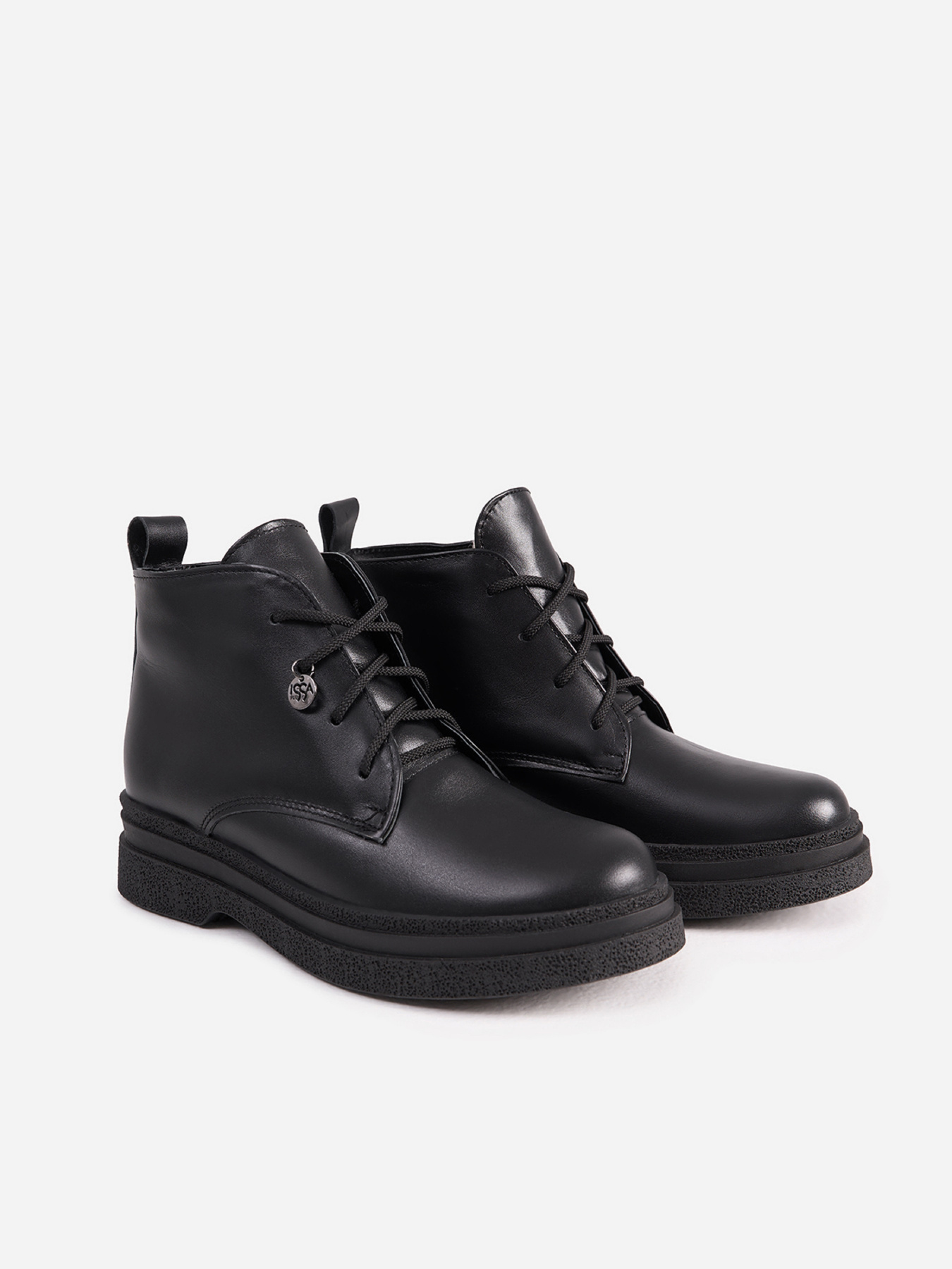 Ботинки ISSA Plus модель OB2-566_черный Фото