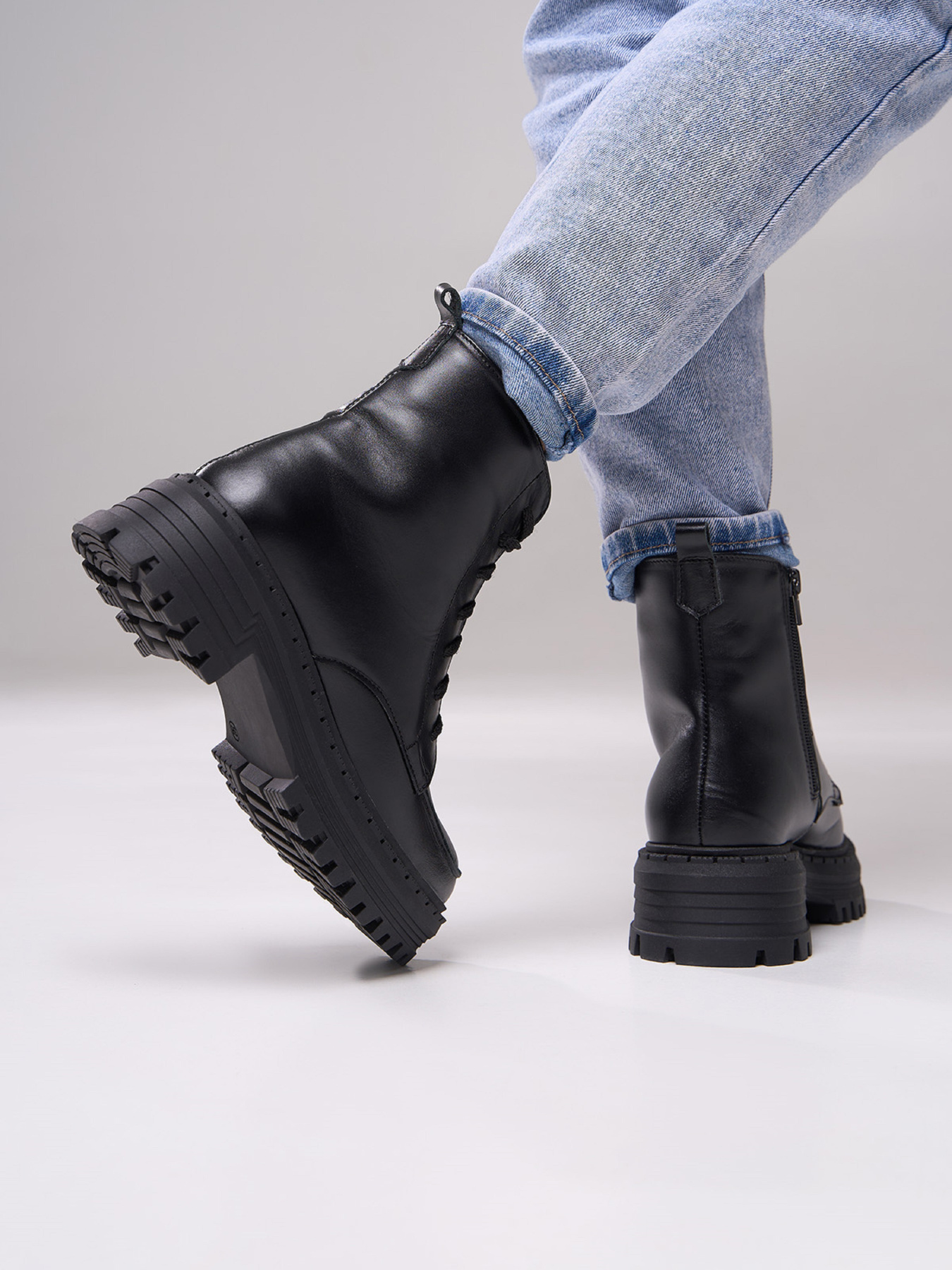 Черевики ISSA Plus модель OB2-567_черный Фото