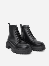Ботинки ISSA Plus модель OB2-567_черный Ботинки ISSA Plus модель OB2-567_черный Фото
