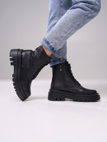 Ботинки ISSA Plus модель OB2-573_черный Фото