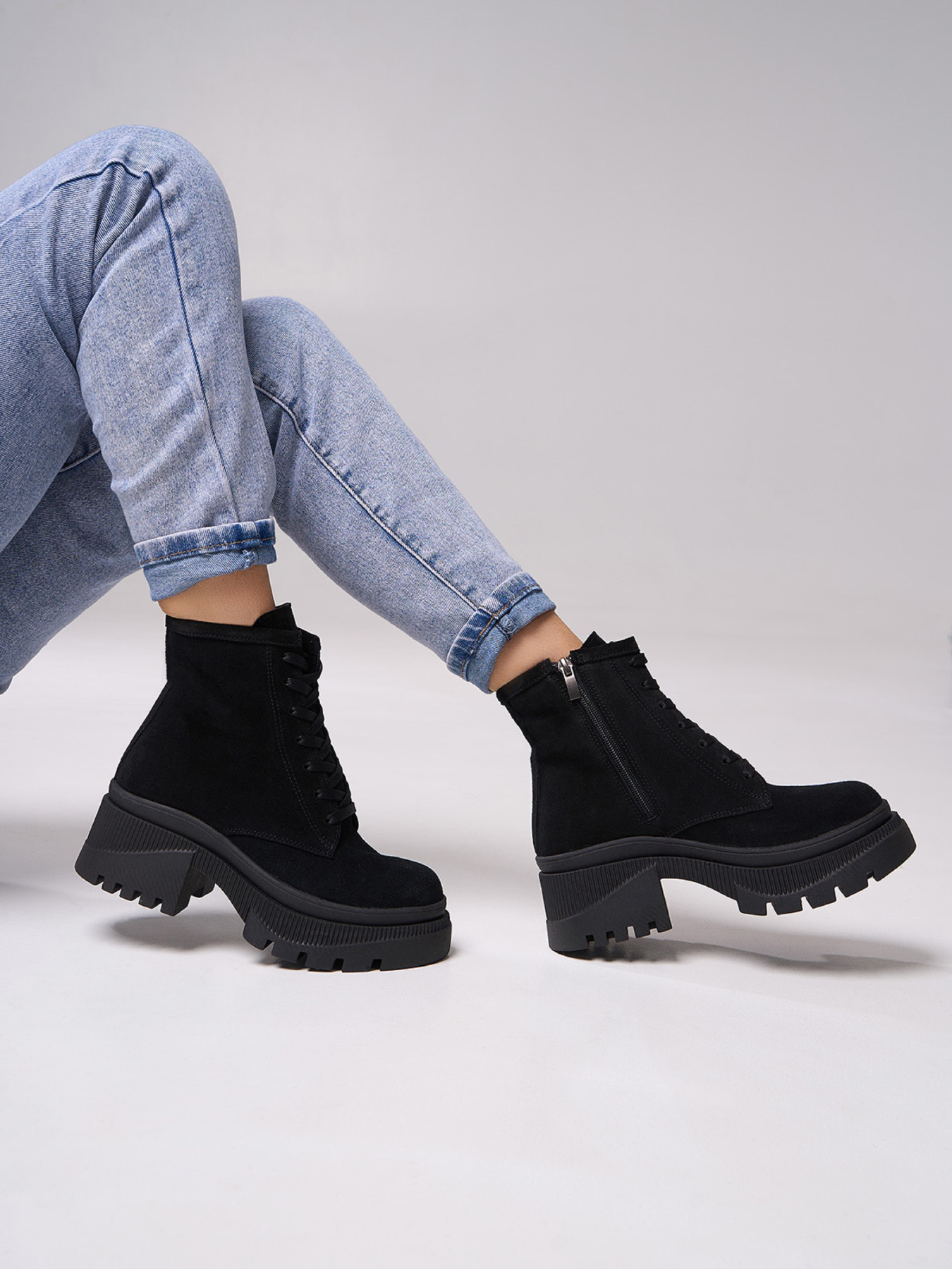 Бoтильоны ISSA Plus модель OB2-574_черный Фото