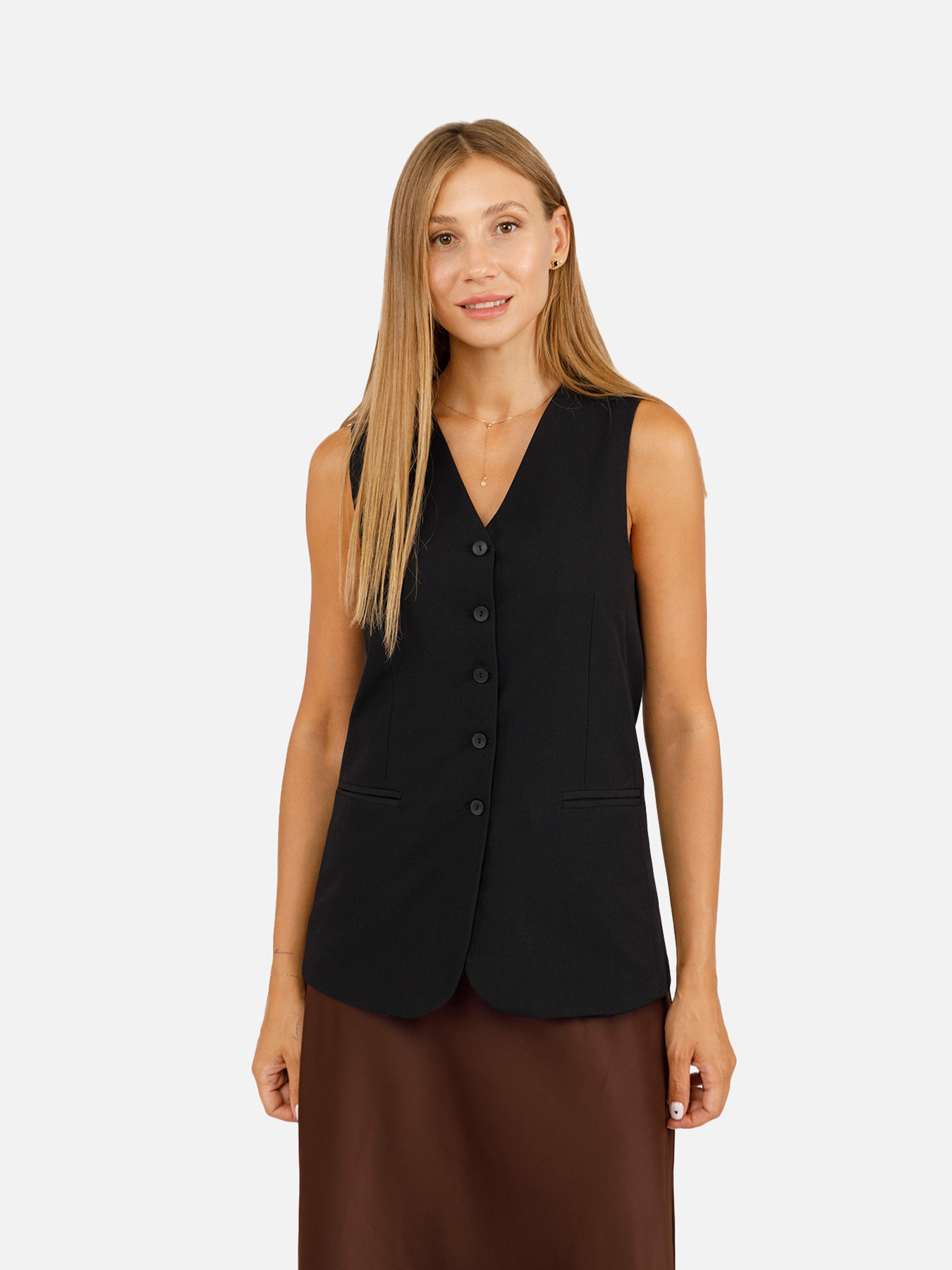 Классический жилет YUKI модель ЦБ-00258087 Классический жилет YUKI модель ЦБ-00258087 Фото