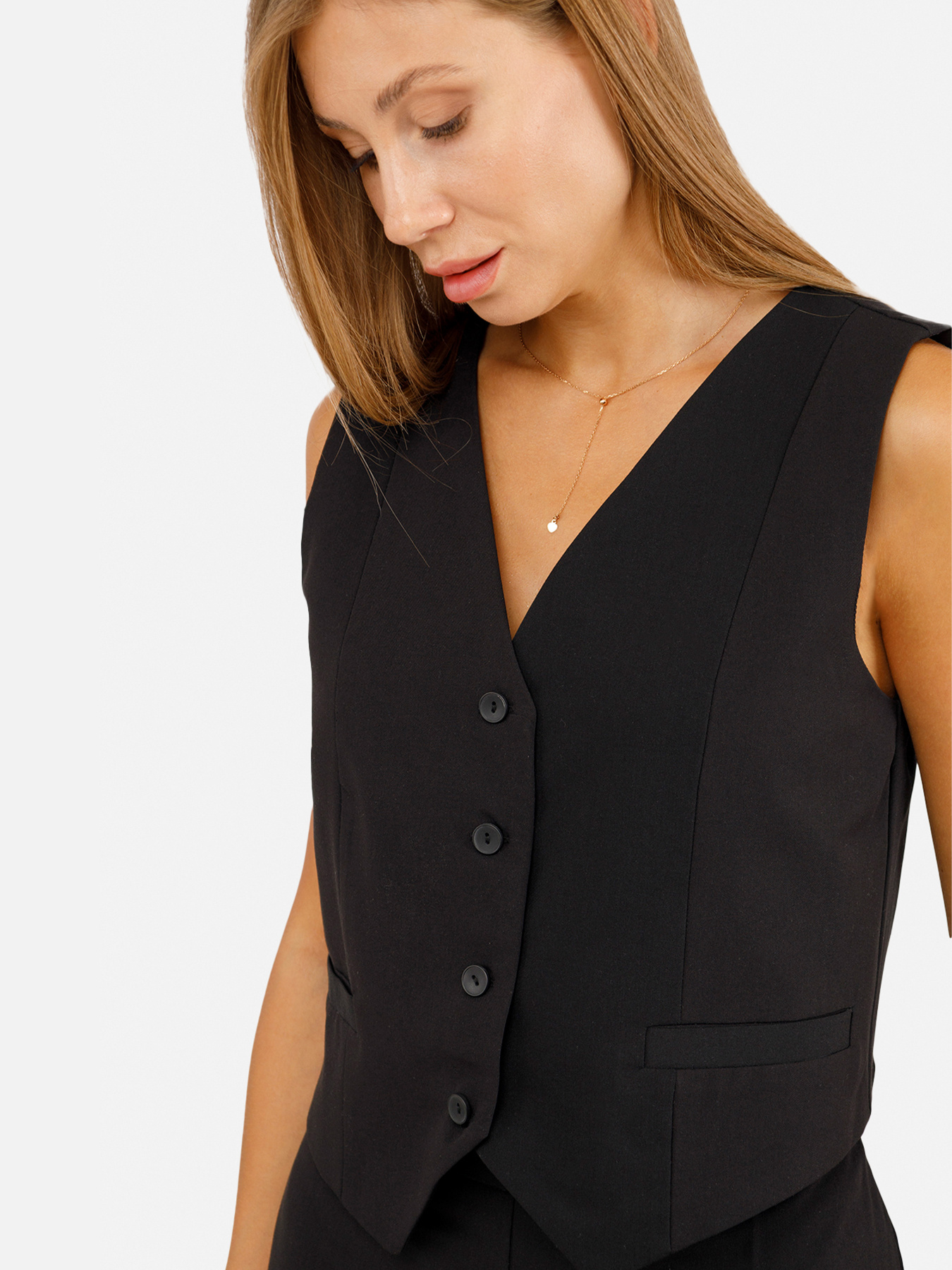 Классический жилет YUKI модель ЦБ-00258088 Классический жилет YUKI модель ЦБ-00258088 Фото