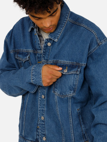 Джинсовая куртка YUKI модель ЦБ-00258115 Джинсовая куртка YUKI модель ЦБ-00258115 Фото