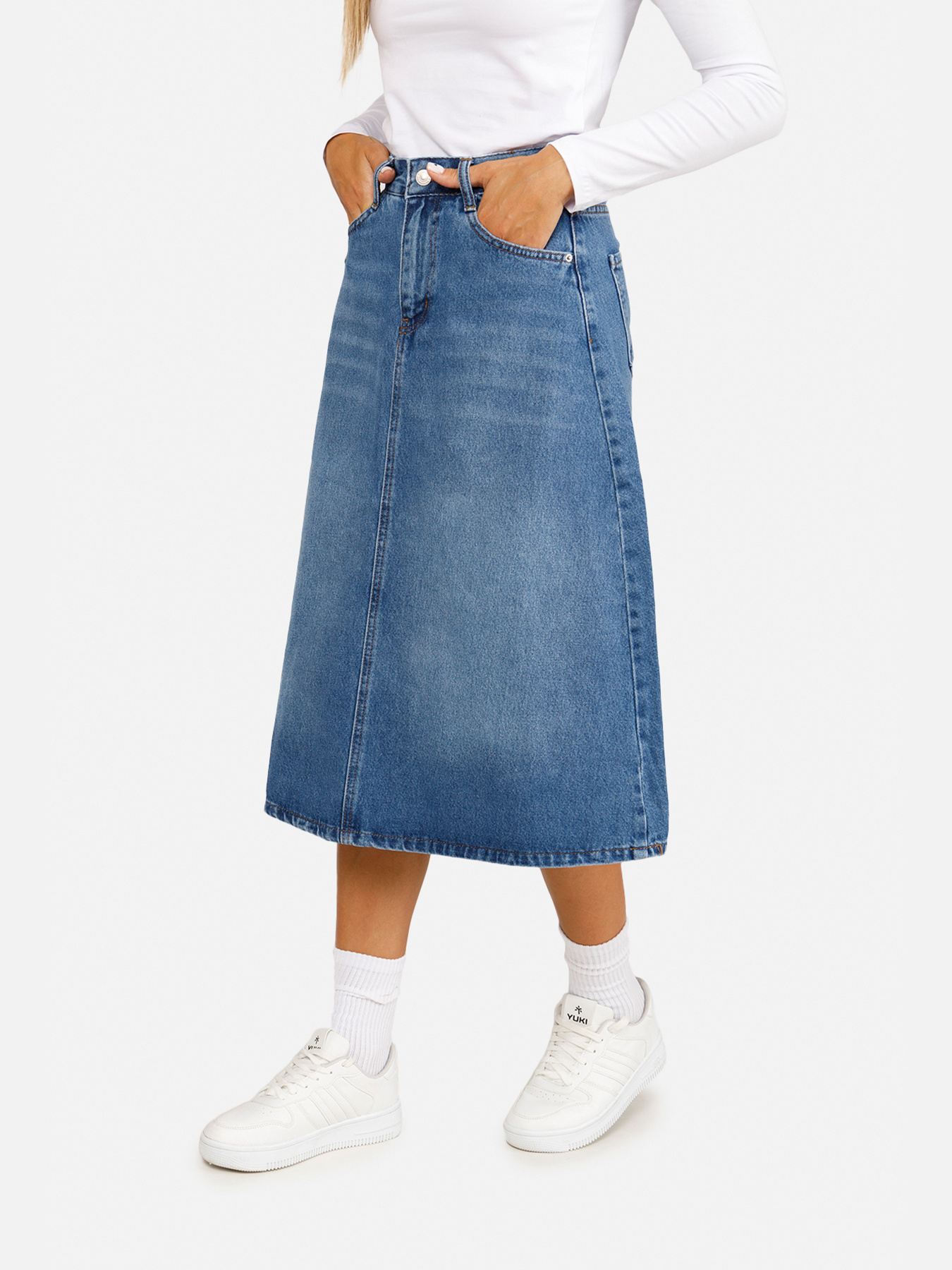 Джинсовая юбка YUKI модель ЦБ-00259173 Фото