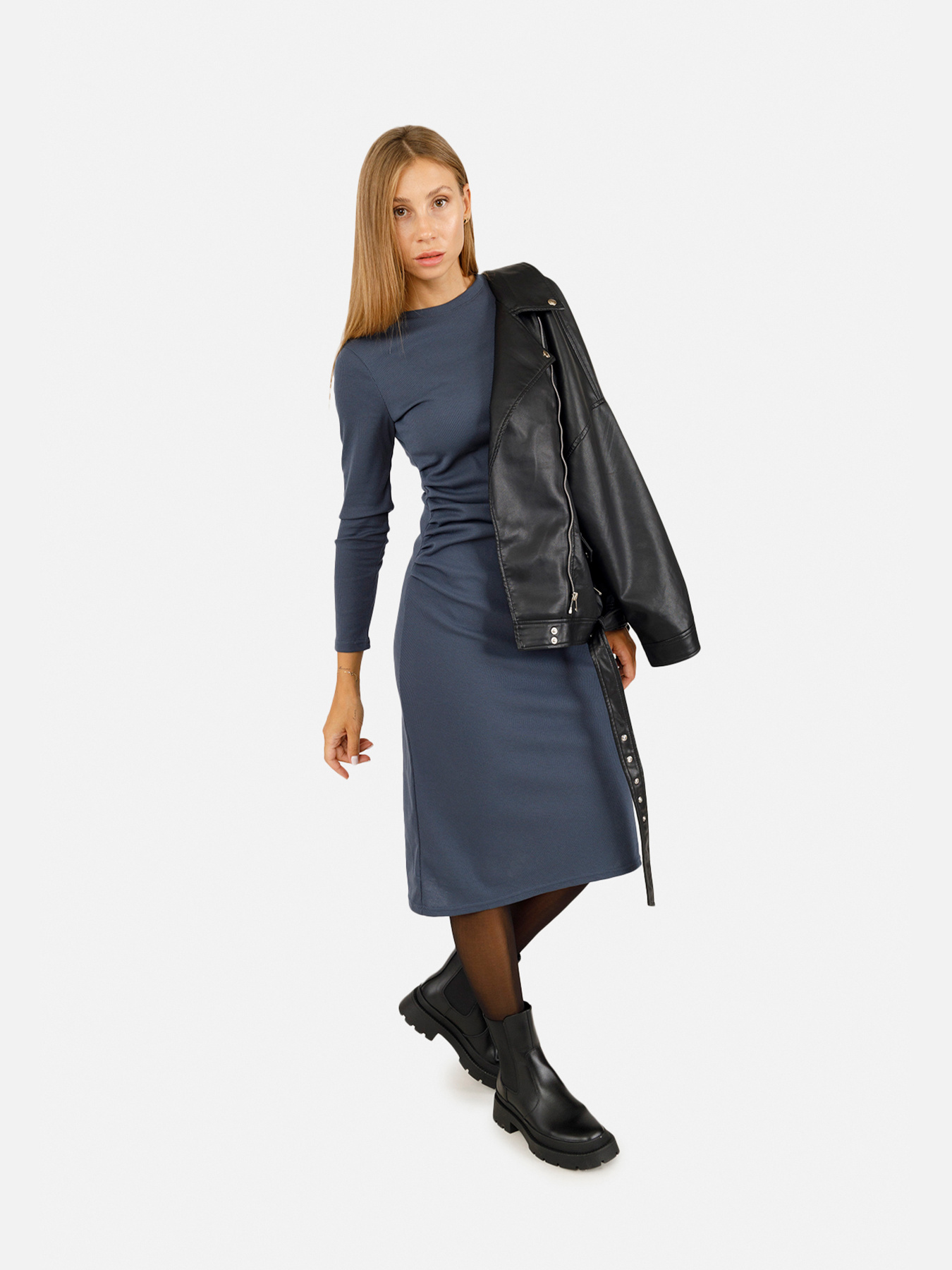 Платье миди YUKI модель ЦБ-00259412 Фото