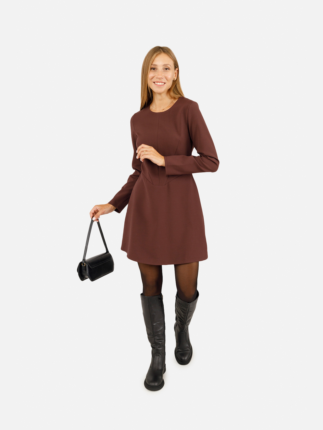 Платье мини YUKI модель ЦБ-00259758 Платье мини YUKI модель ЦБ-00259758 Фото