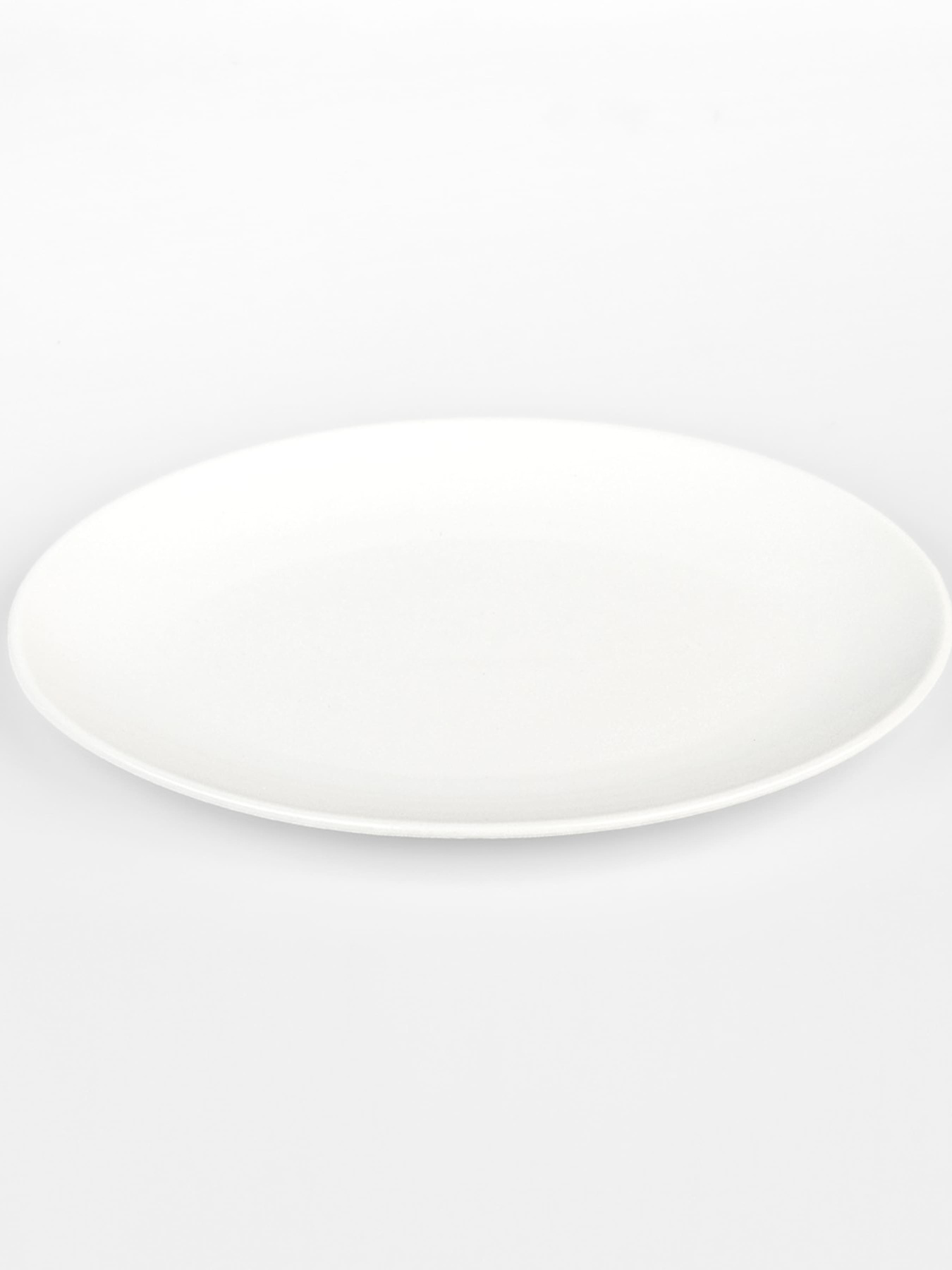 Тарілка овальна "Перлина" біла MBM MY HOME модель KP-93 WHITE Фото