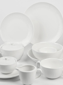 Тарелка "Луч" белая MBM MY HOME модель KP-109 WHITE Фото