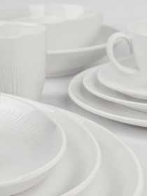 Тарілка "Промінь" біла MBM HOME модель KP-109 WHITE Фото