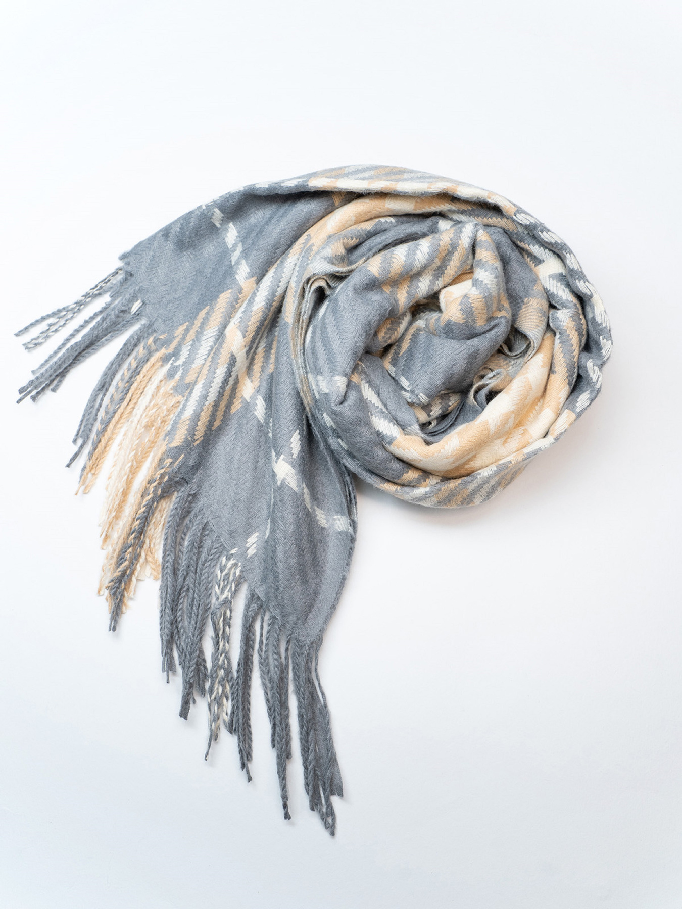 Шарф ISSA Plus модель SH-50_серый Фото