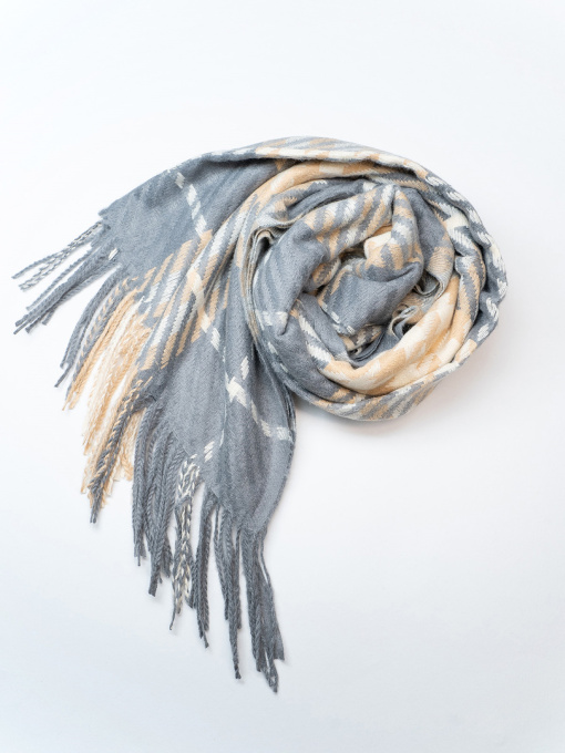 Шарф ISSA Plus модель SH-50_серый Фото