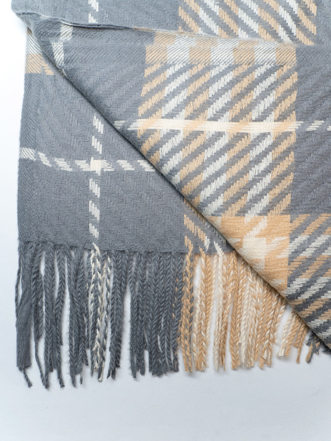 Шарф ISSA Plus модель SH-50_серый Фото