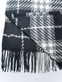 Шарф ISSA Plus модель SH-50_черный Шарф ISSA Plus модель SH-50_черный Фото