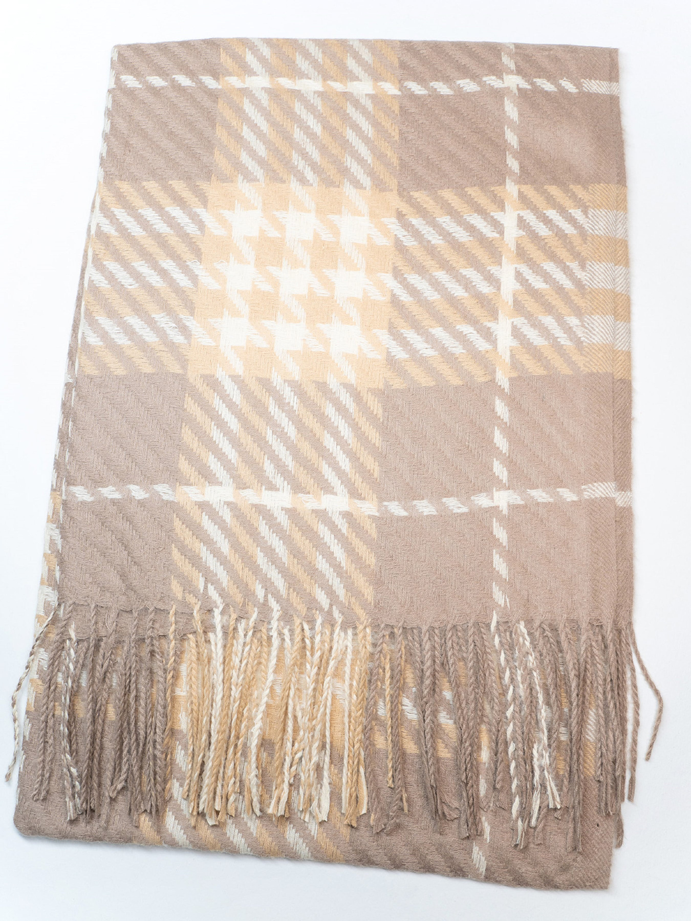 Шарф ISSA Plus модель SH-50_темно-бежевый Фото