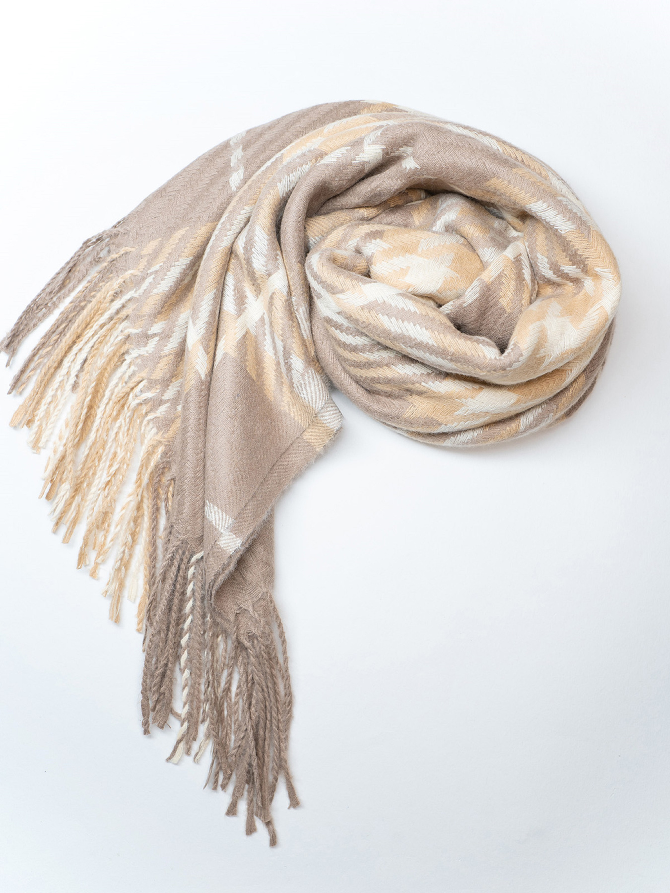 Шарф ISSA Plus модель SH-50_темно-бежевый Фото