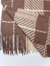 Шарф ISSA Plus модель SH-50_коричневый Фото