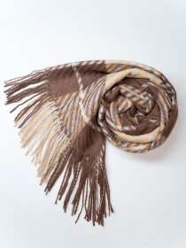 Шарф ISSA Plus модель SH-50_коричневый Фото