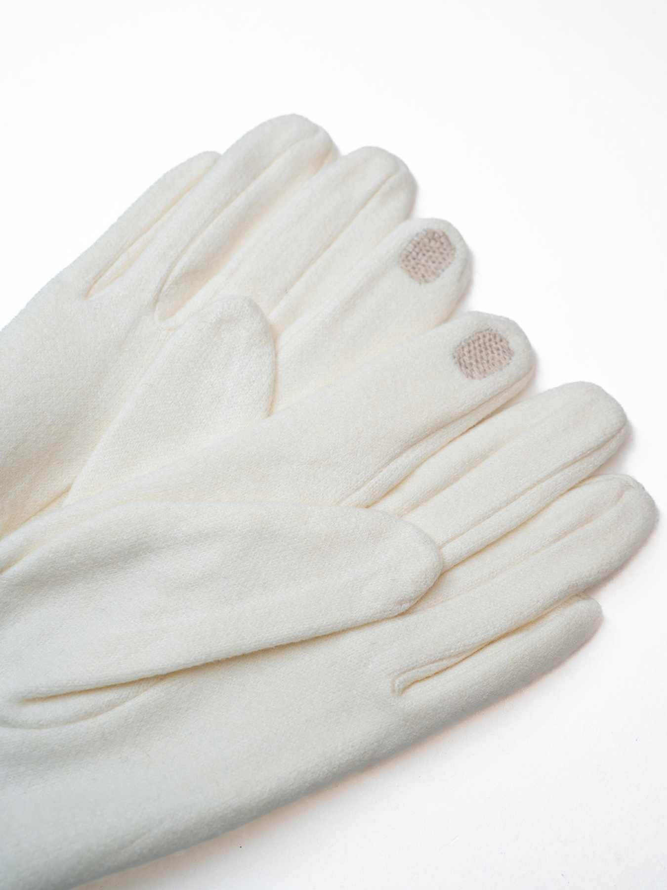 Рукавички ISSA Plus модель PE-22_молочный Фото