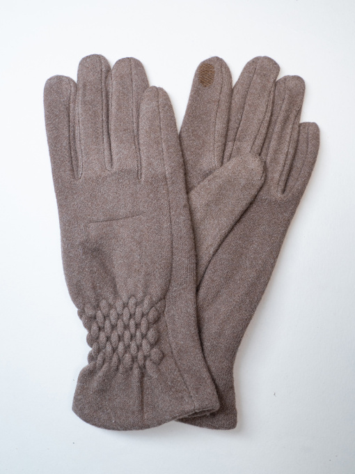 Перчатки ISSA Plus модель PE-22_светло-коричневый Фото