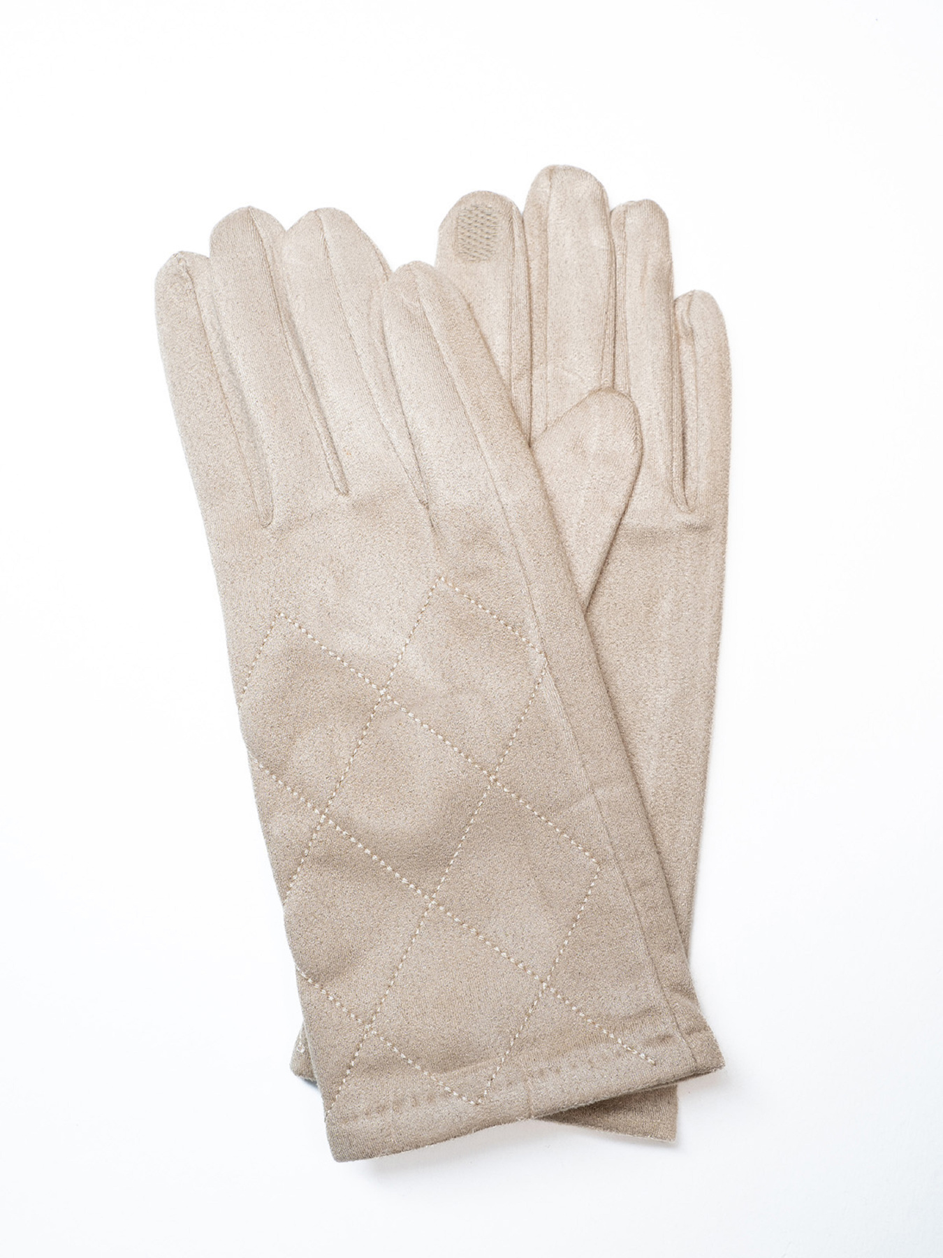 Перчатки ISSA Plus модель PE-35_бежевый Фото