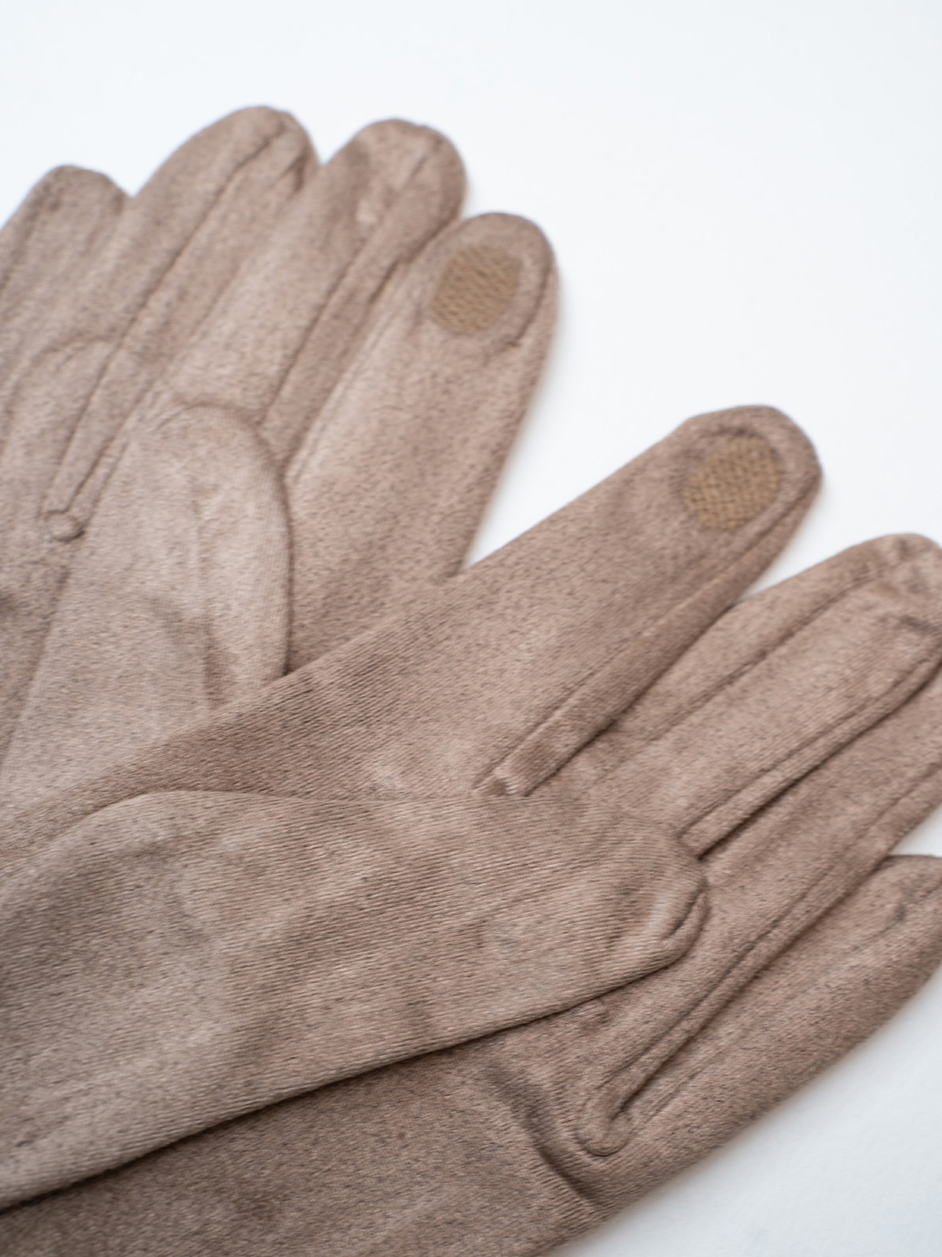 Рукавички ISSA Plus модель PE-35_темно-бежевый Фото