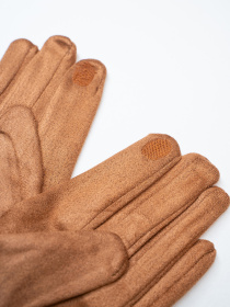 Перчатки ISSA Plus модель PE-35_коричневый Фото