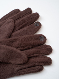 Перчатки ISSA Plus модель PE-36_темно-коричневый Фото