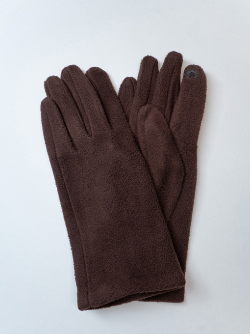 Рукавички ISSA Plus модель PE-36_темно-коричневый Фото