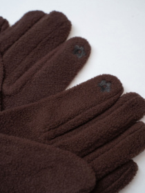 Перчатки ISSA Plus модель PE-37_темно-коричневый Фото