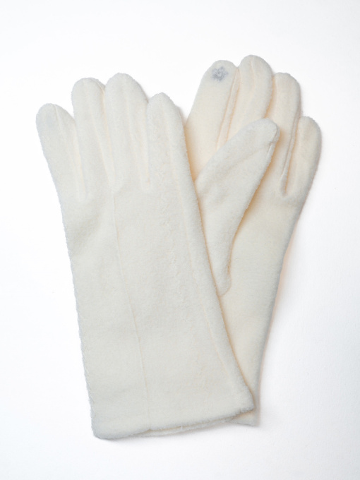 Рукавички ISSA Plus модель PE-37_молочный Фото